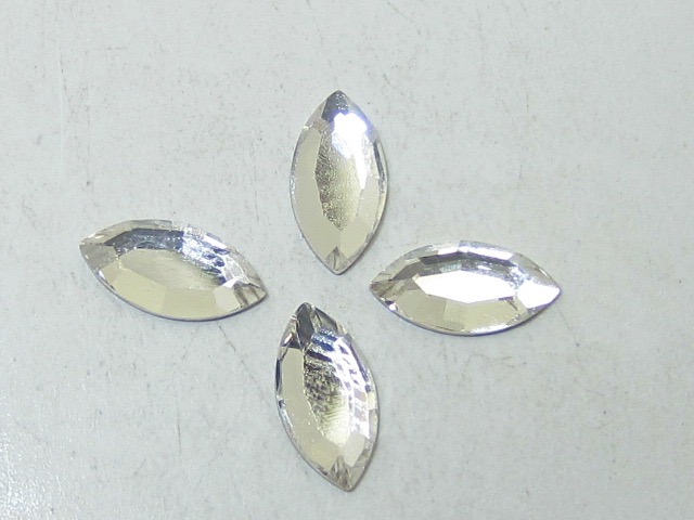 12 pcs. MAQUOISE 8x4mm CRYSTAL FLATBACK European Rhinestones